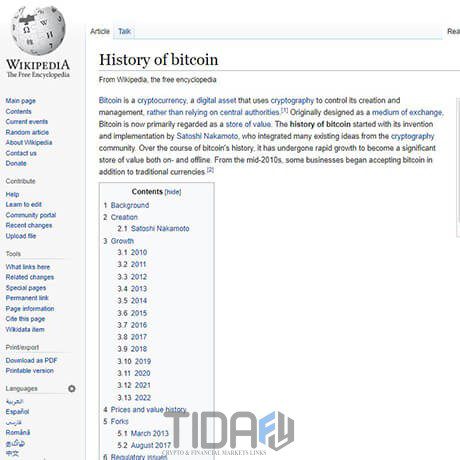 History of bitcoin