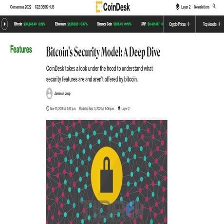 bitcoin security model